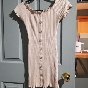 Ribbed Minidress